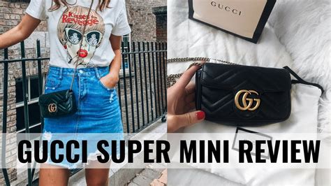 gucci super mini marmont review|More.